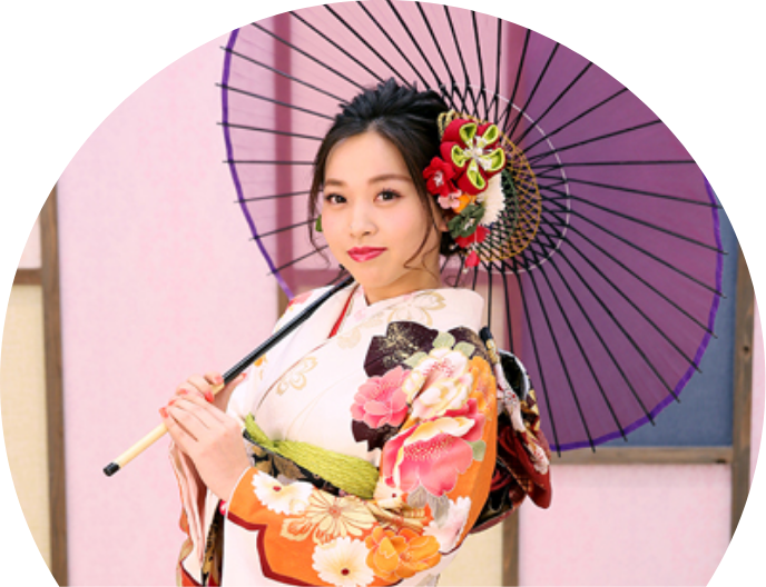 成人の記念写真
